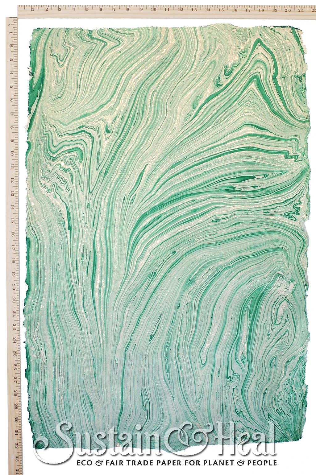 Mint Green Marble Sheet