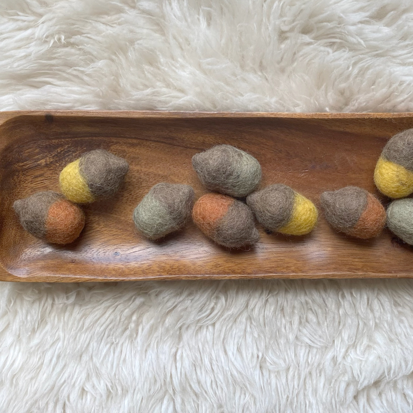 Felt Acorns