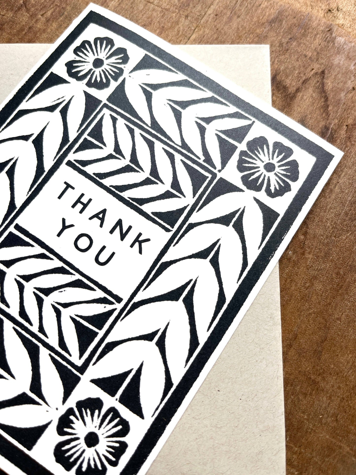 "Thank You," Block Printed Boxed Set