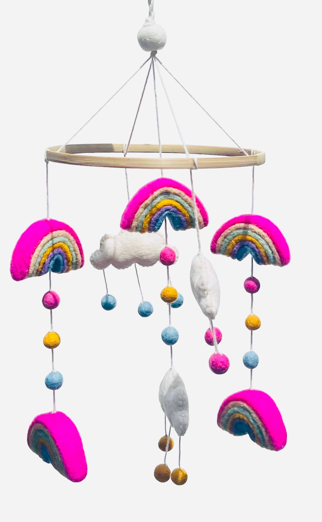Felt mobile Rainbow hanging