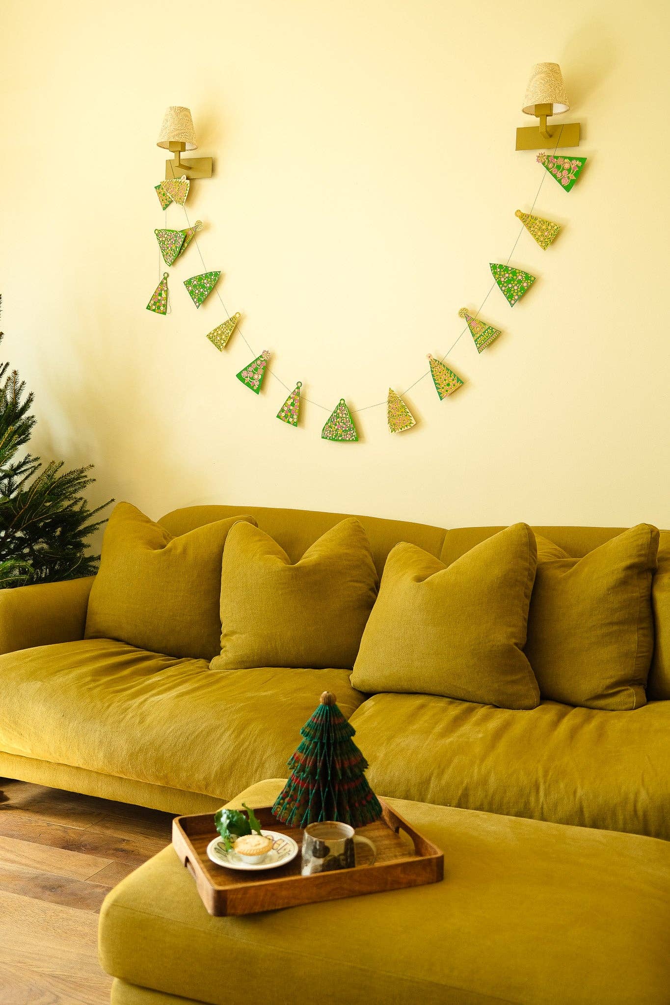Midcentury Trees Garland