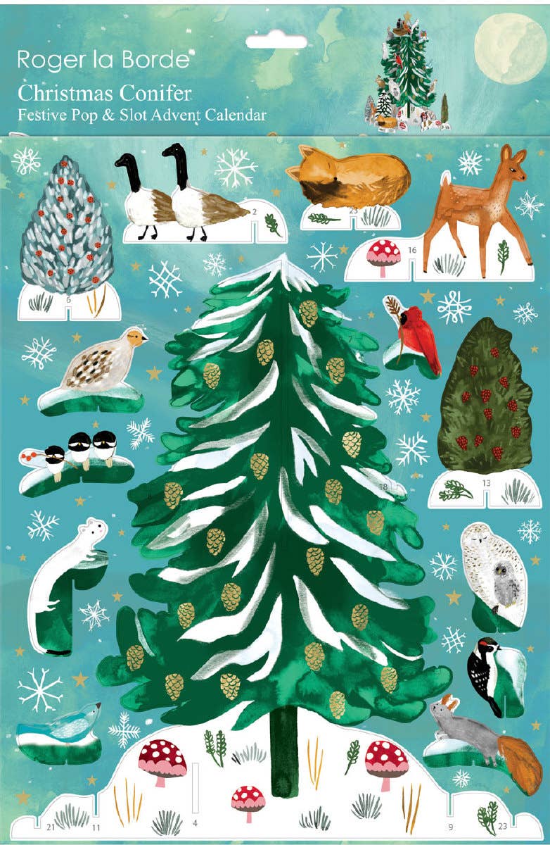 Conifer Tree Advent Pop & Slot Advent