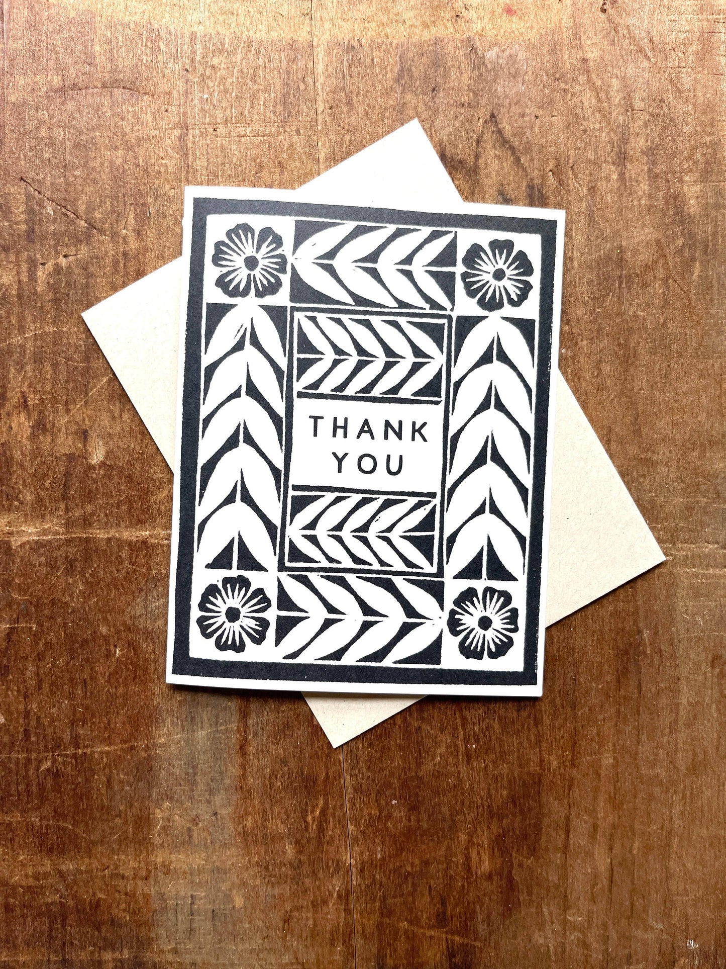 "Thank You," Block Printed Boxed Set
