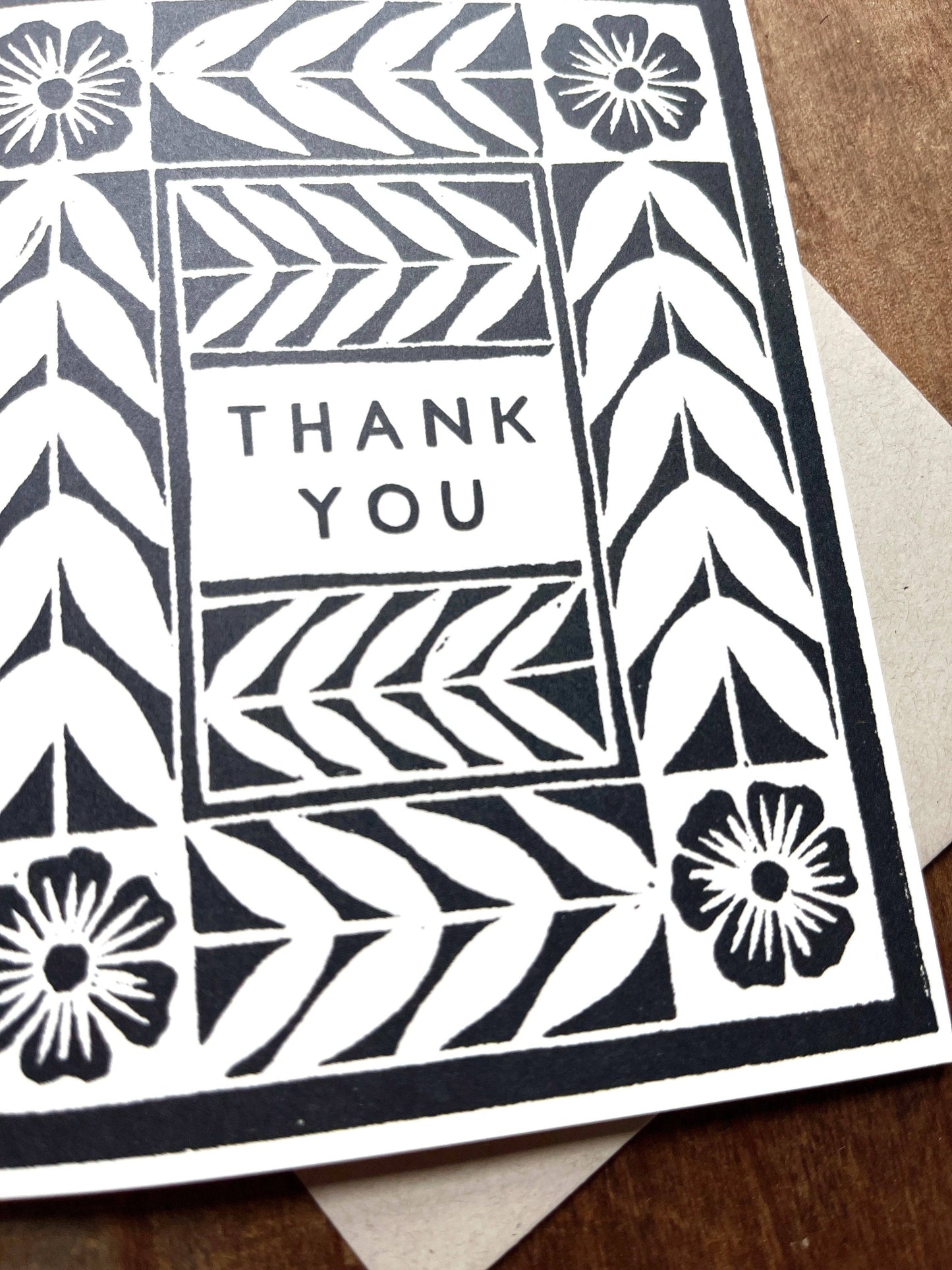 "Thank You," Block Printed Boxed Set