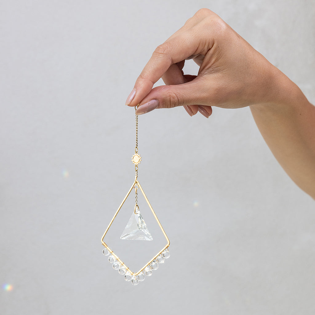 Mini Brass Suncatcher - Sun