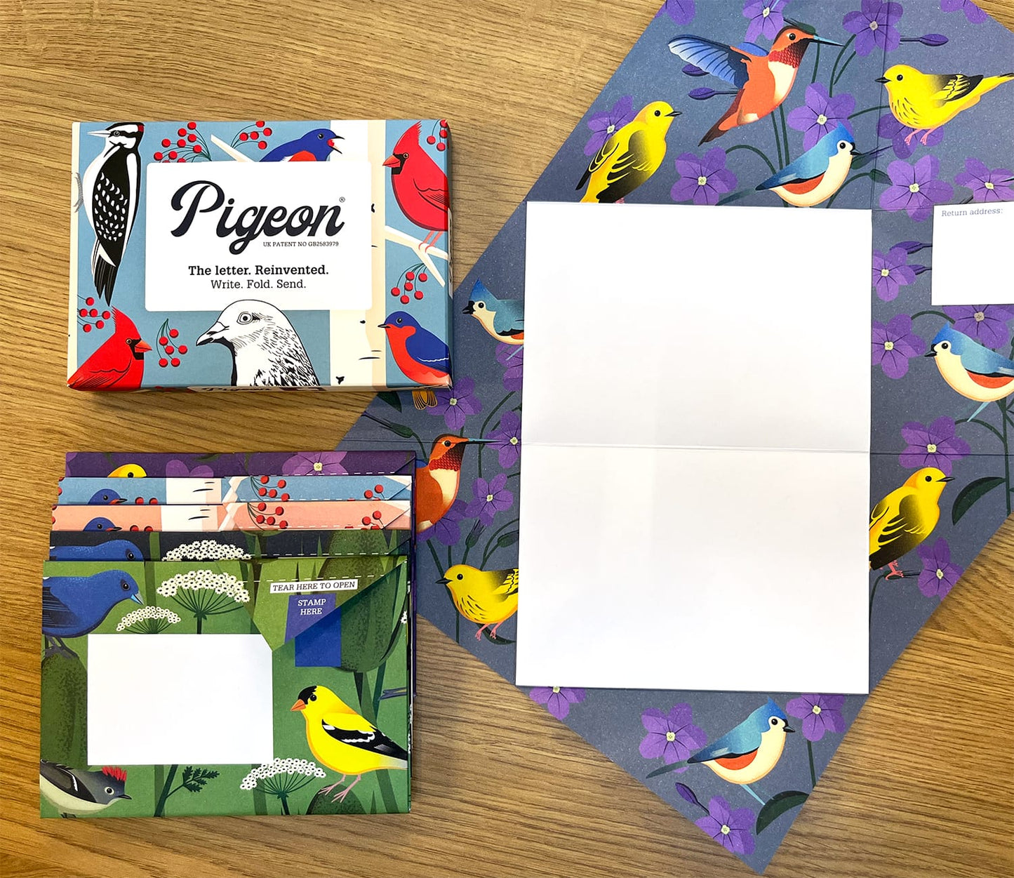 Pigeon Stationery: Carnival of Color