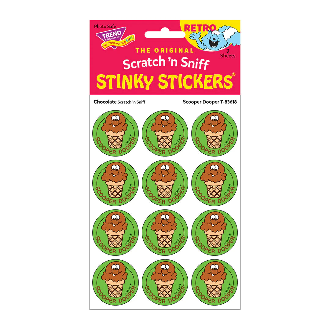 Retro Scratch & Sniff Sticker Sheets