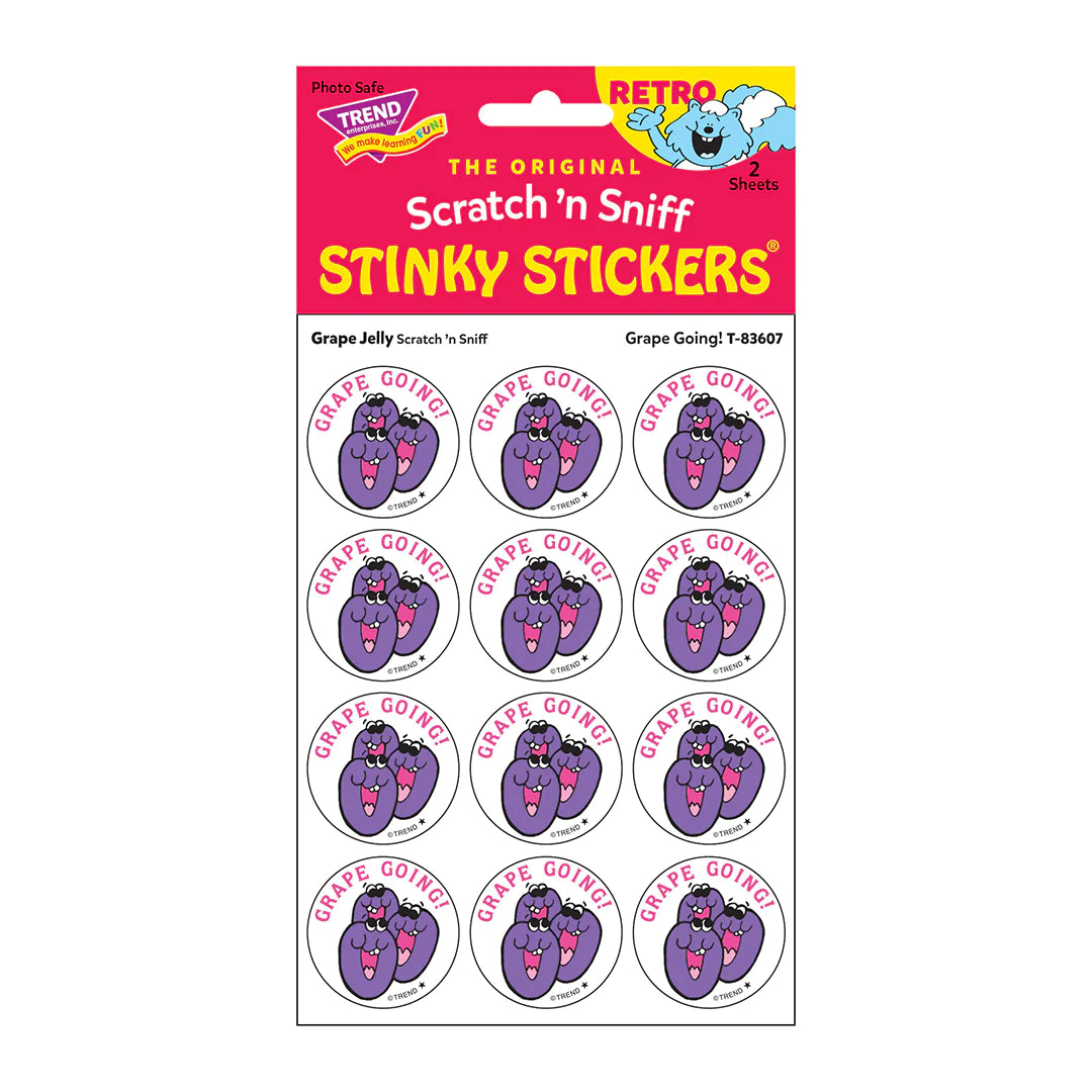 Retro Scratch & Sniff Sticker Sheets