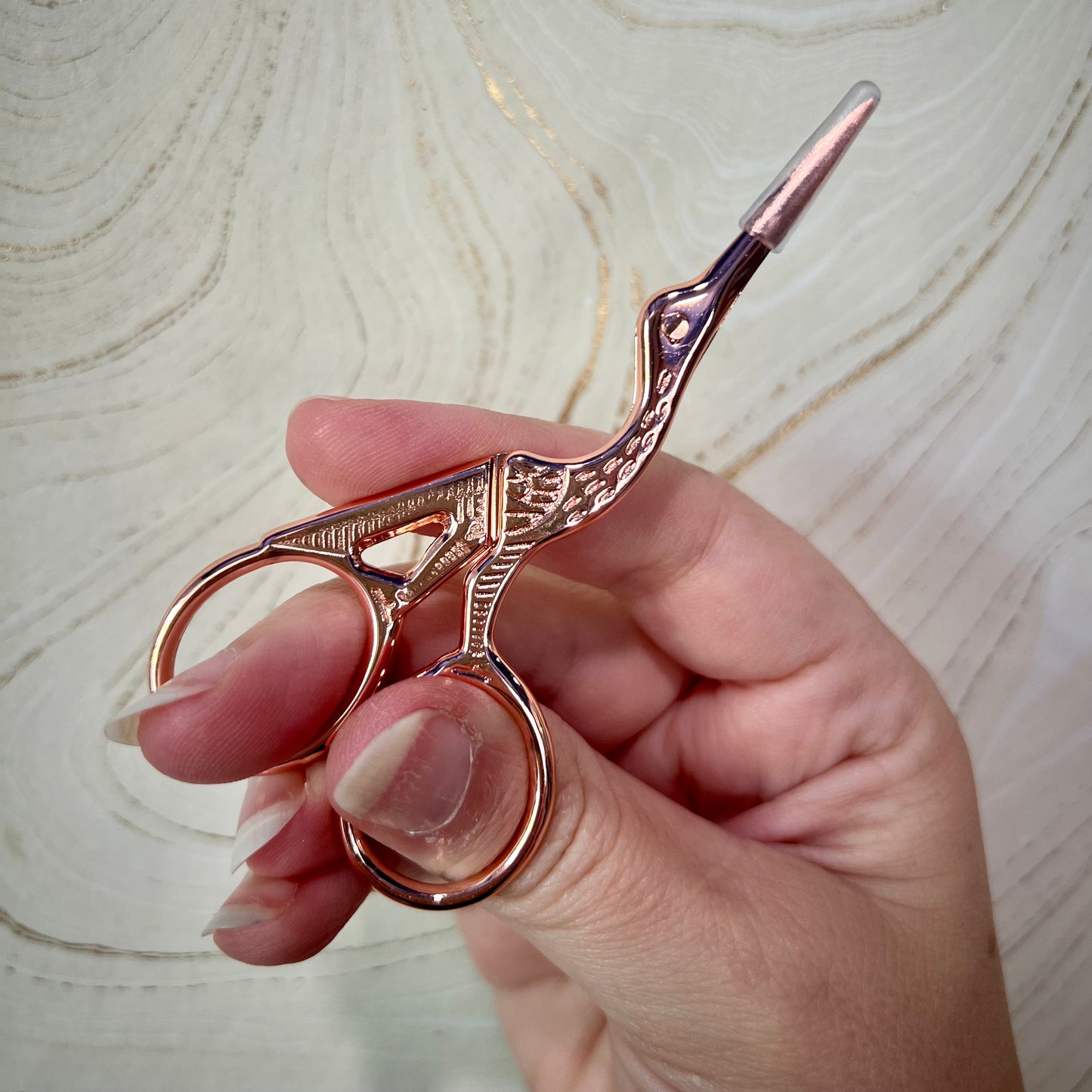 Classic Crane Embroidery Scissors