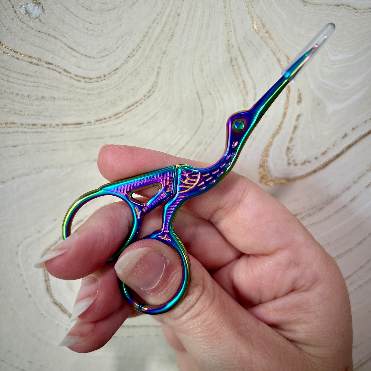 Classic Crane Embroidery Scissors