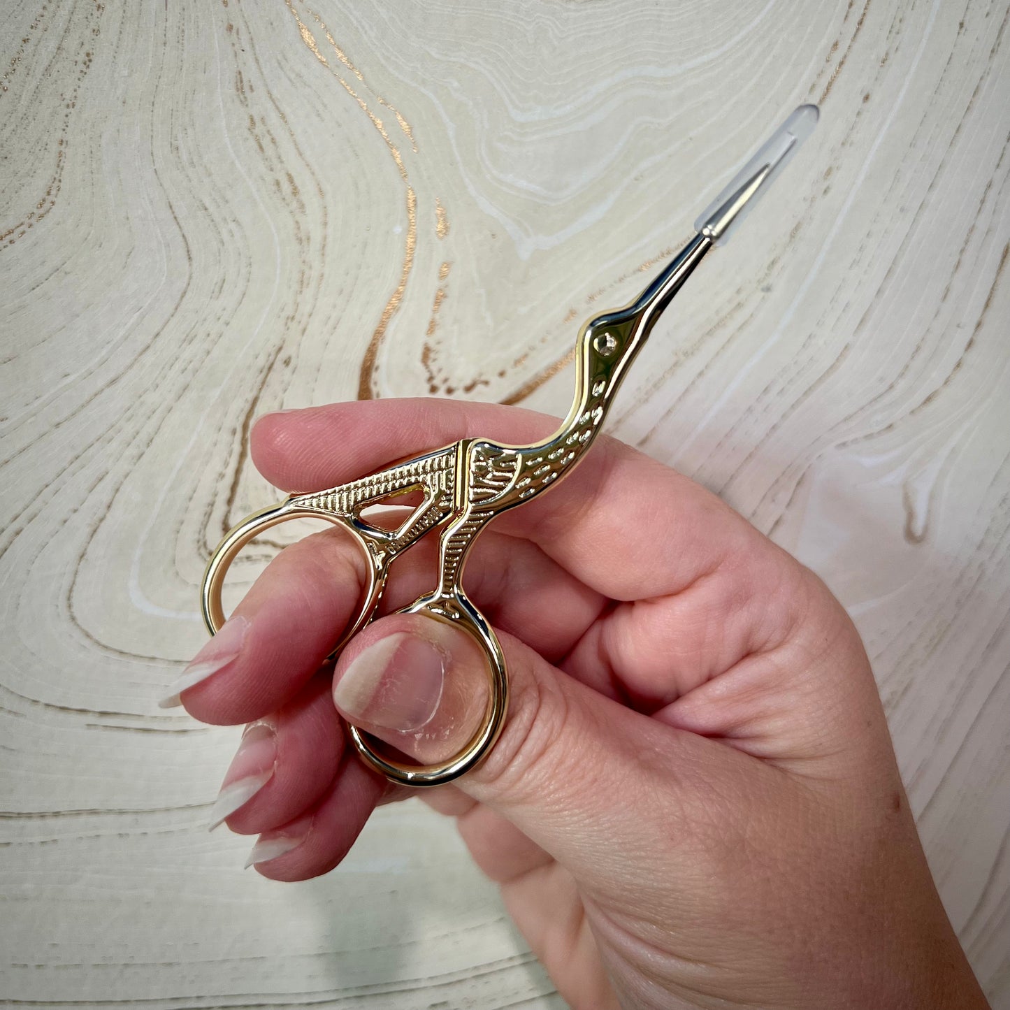 Classic Crane Embroidery Scissors