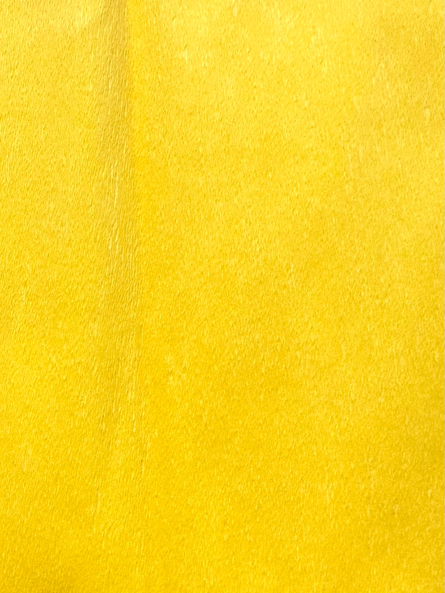 Bright Yellow Single Sided Crepe Paper