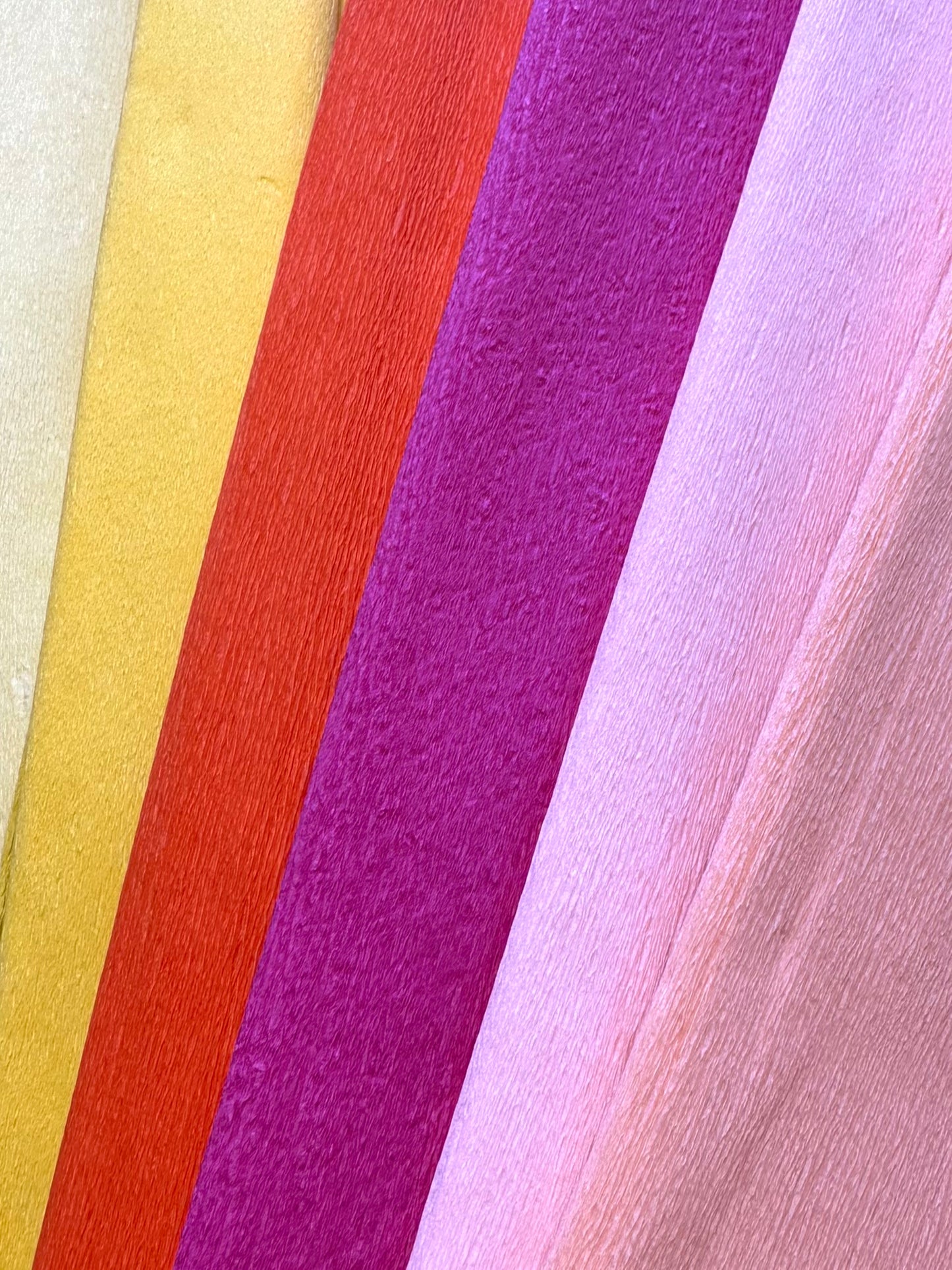 Light Pink Single Sided Crepe Paper