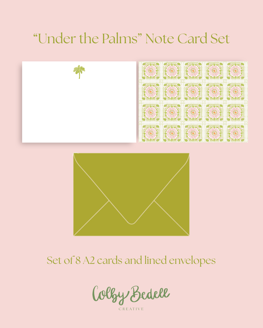 Under the Palms Boxed Stationery Set