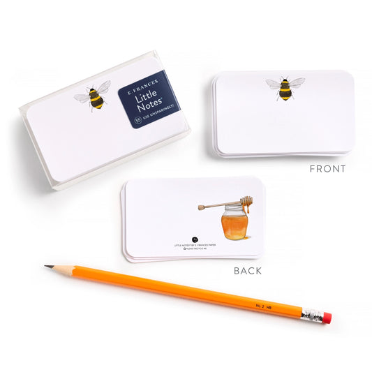Bee Little Notes® - Boxed Set of 55 Mini Note Cards
