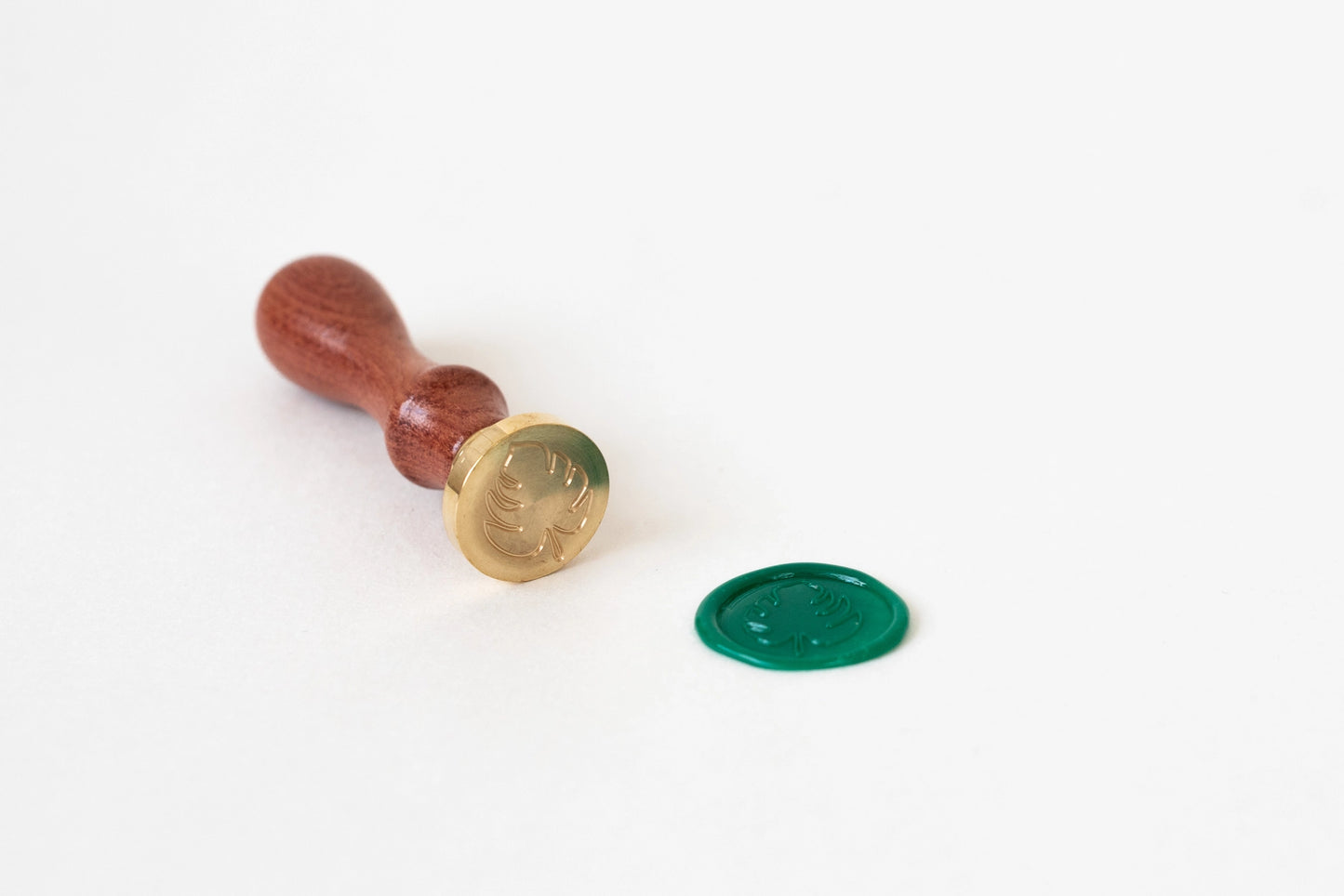 Brass Wax Seal & Rosewood Handle
