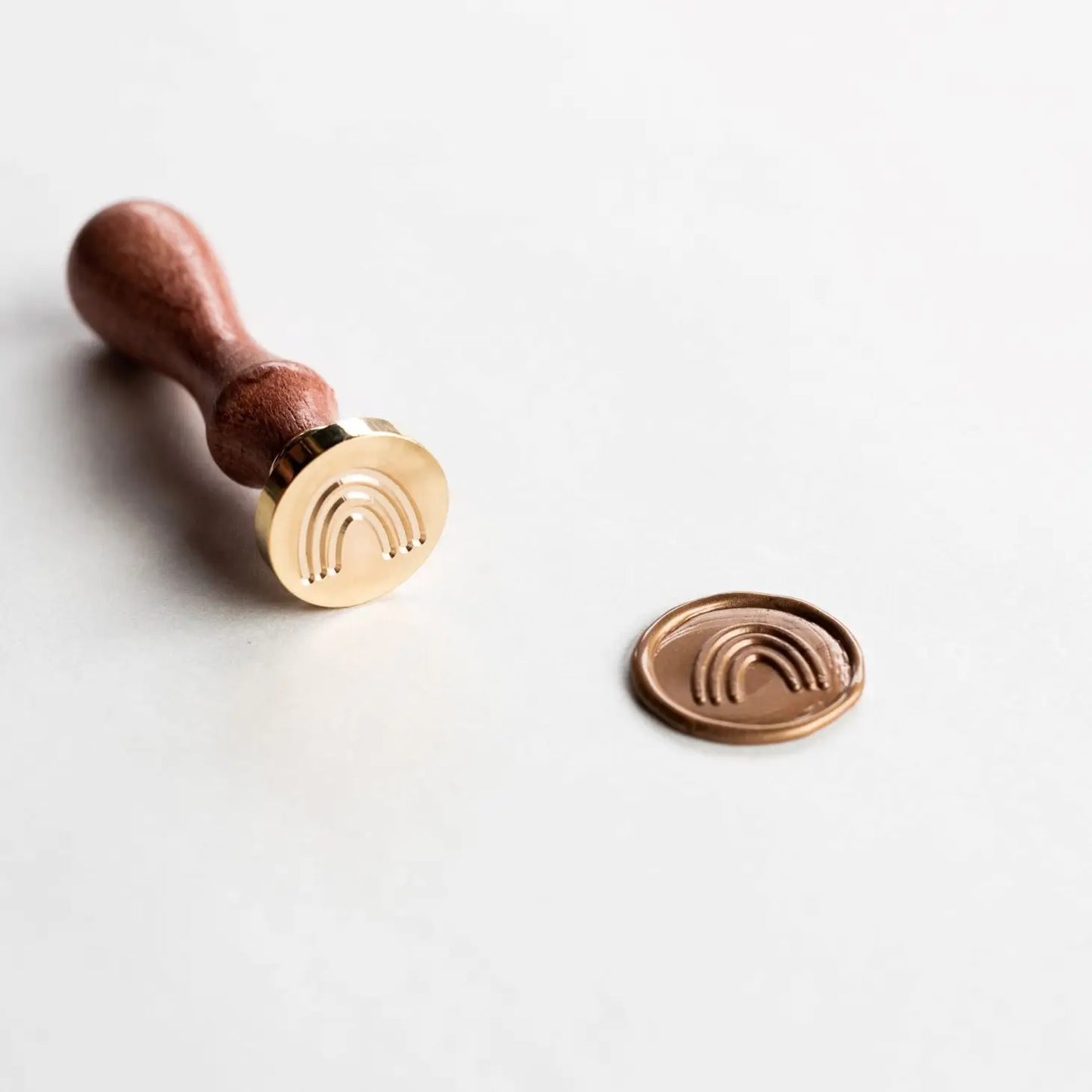 Brass Wax Seal & Rosewood Handle