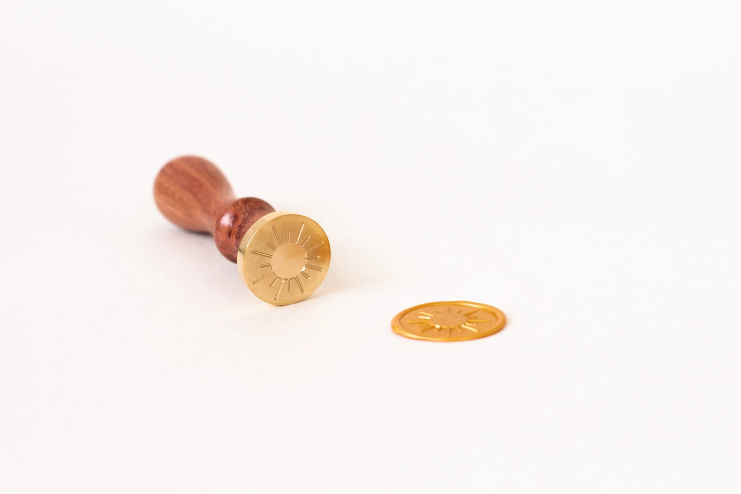 Brass Wax Seal & Rosewood Handle