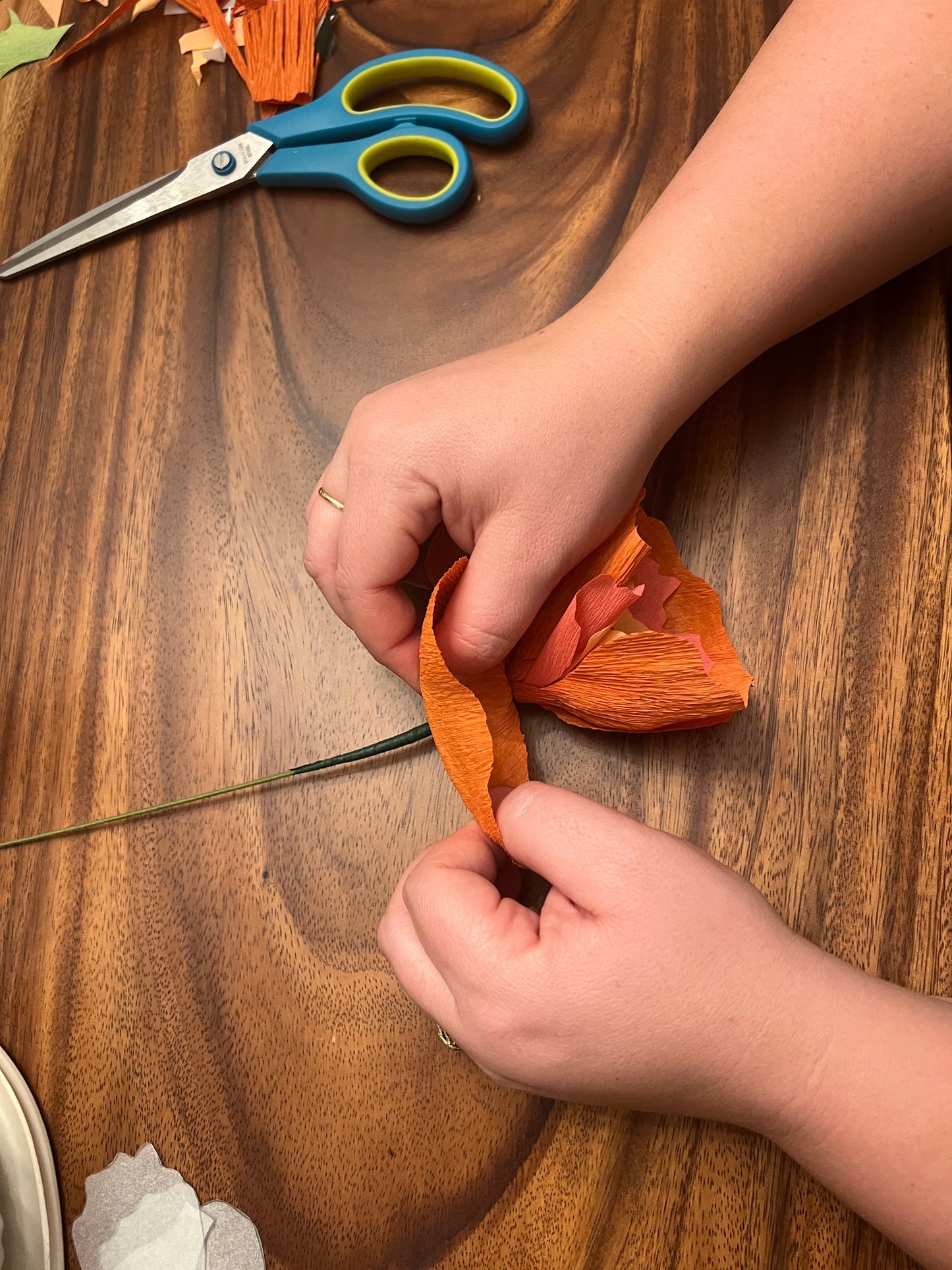 Crepe Paper Flowers - November 6