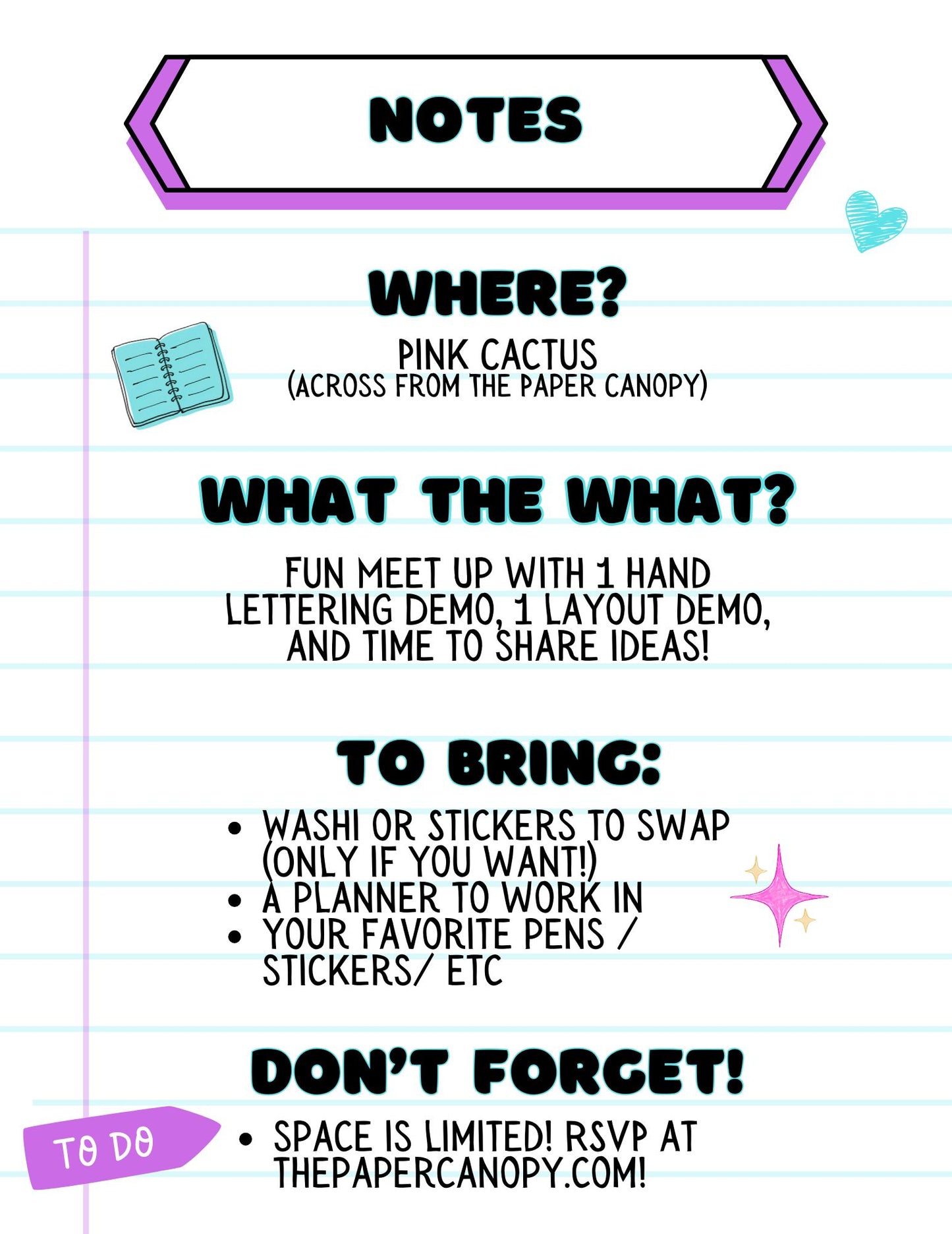October Planner Meet Up
