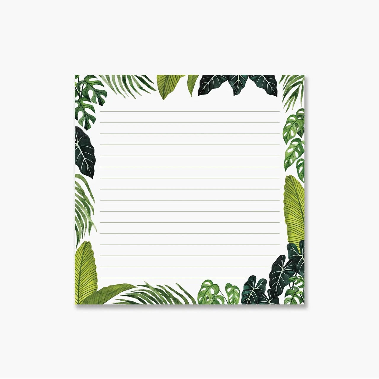 Tropical Foliage Notepad