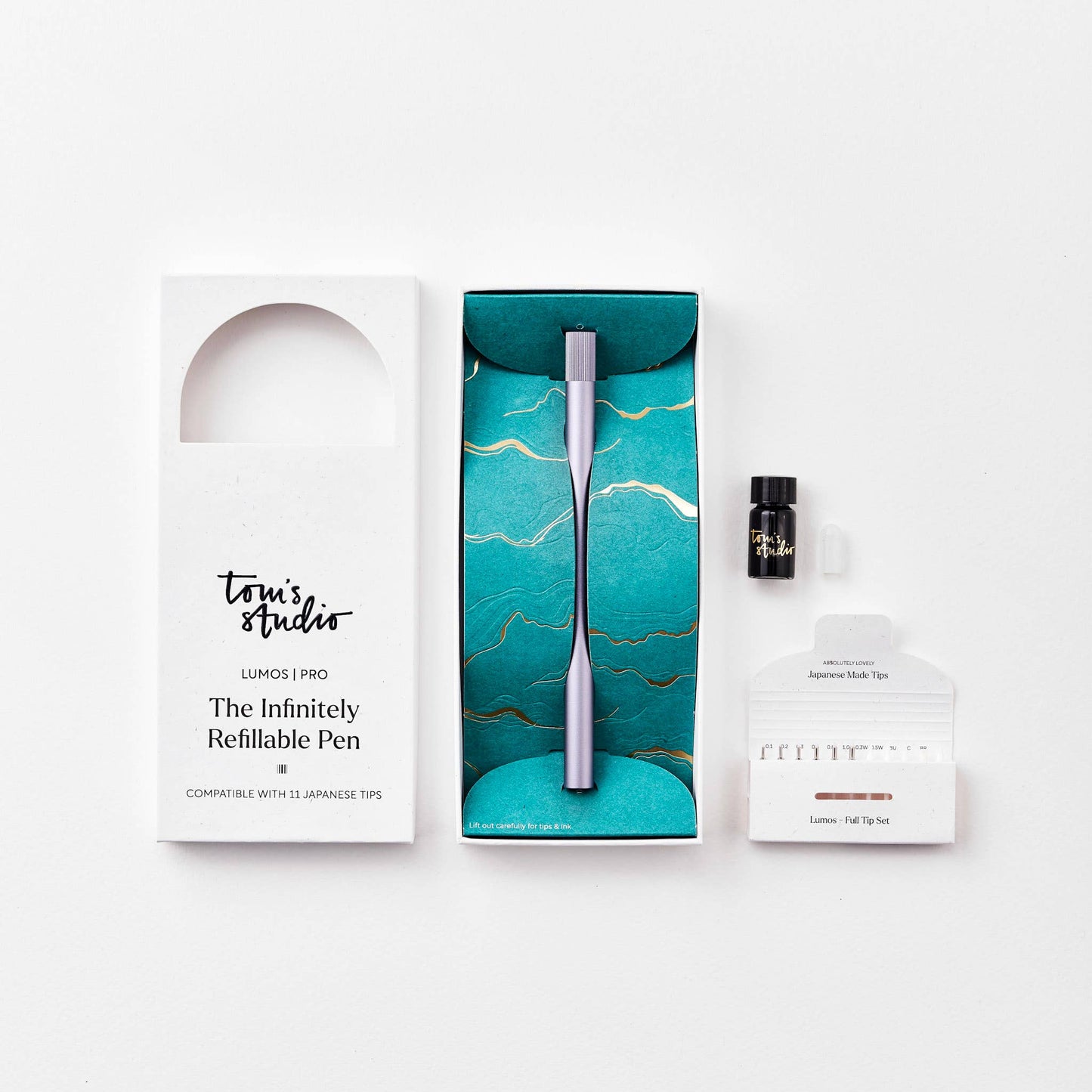 Lumos Pro - Refillable Multi-Tip Pen: Midnight / Duo Tip