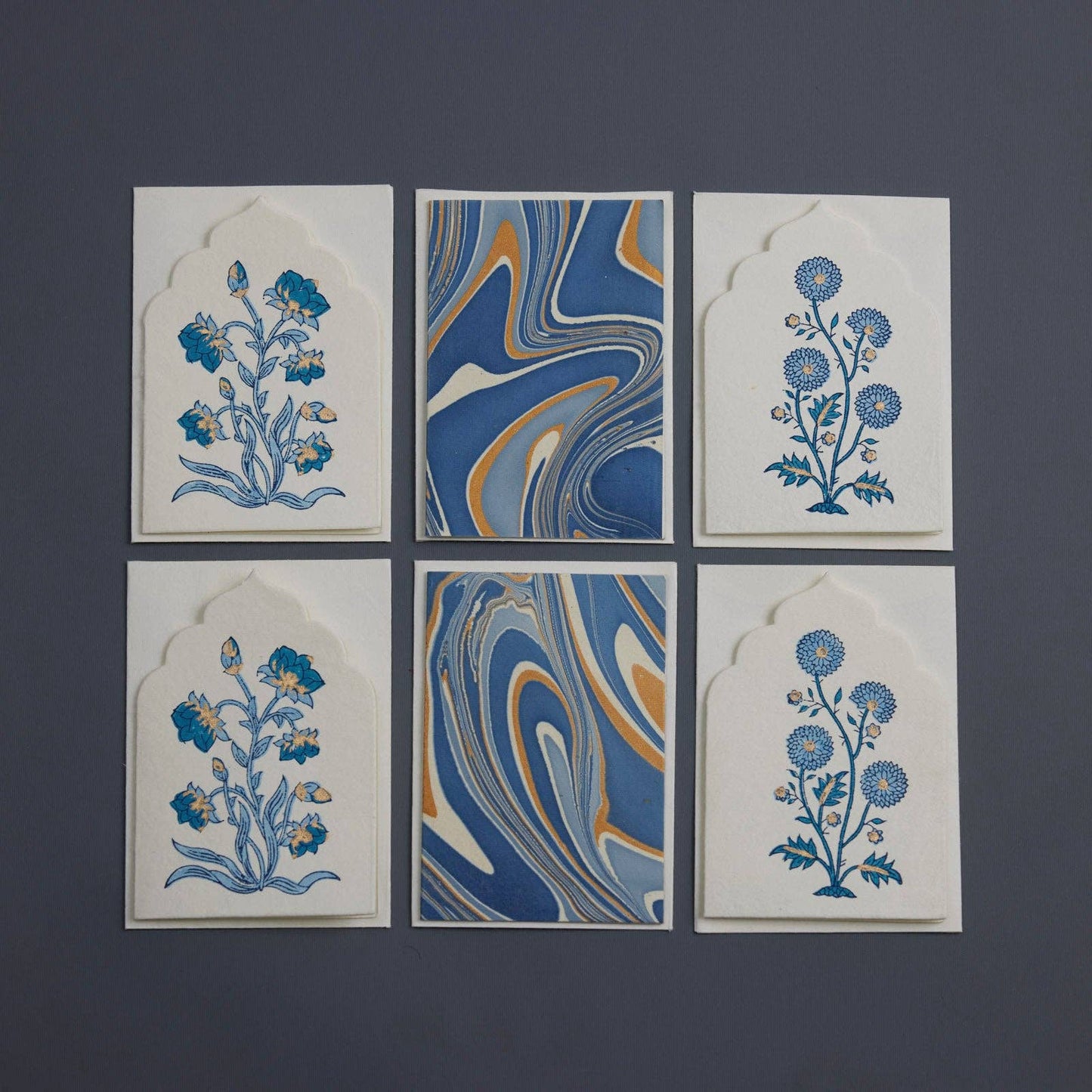 Artisan Notecard Set - Sandook Sapphire