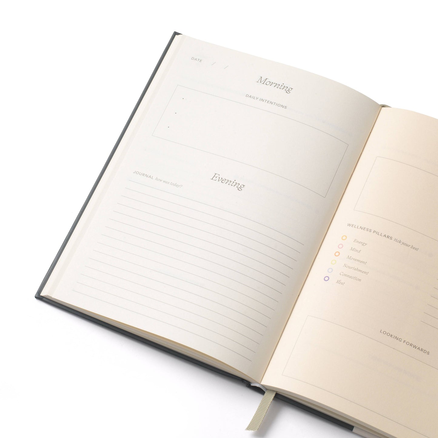 Pressed Flowers A5 Hardcover Guided Wellness Journal