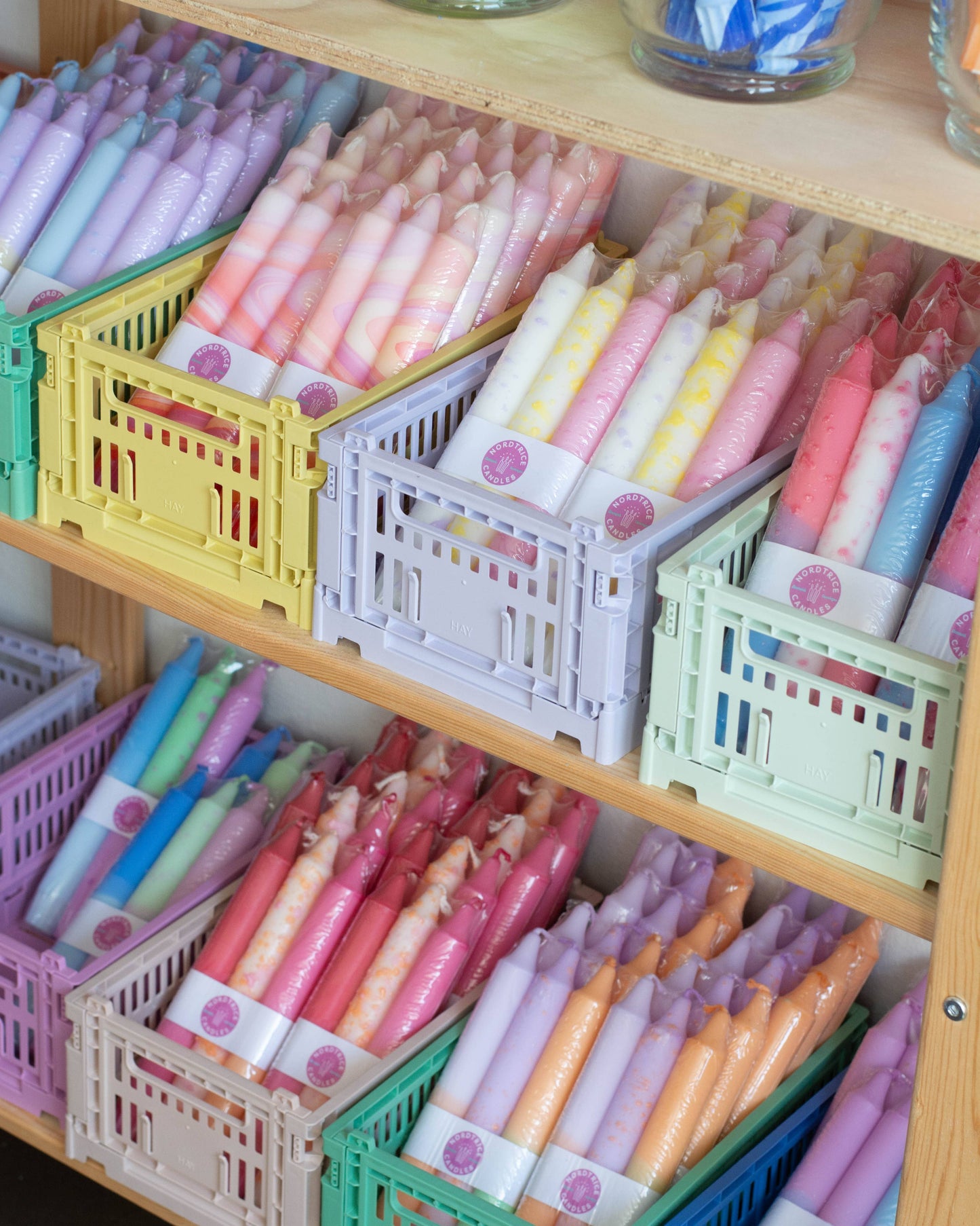 Taper candles- 3 pack of Summer Blues