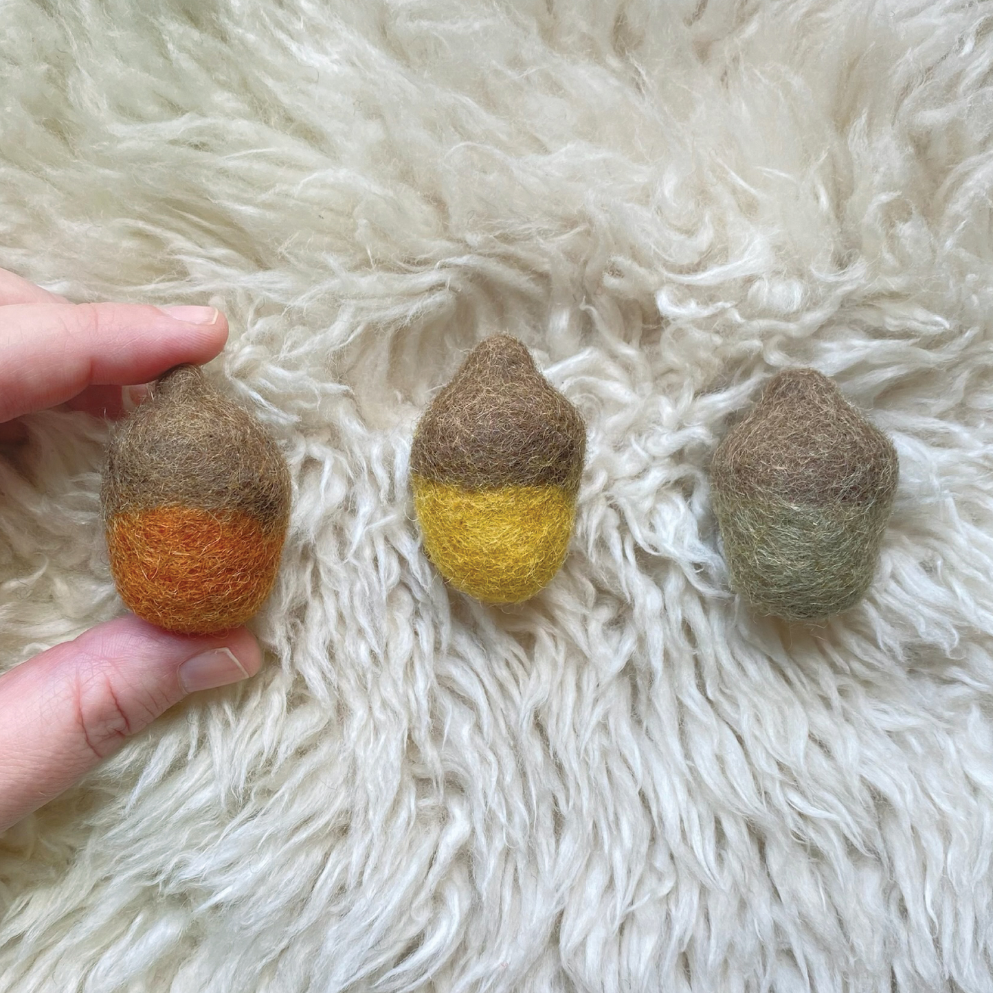 Felt Acorns