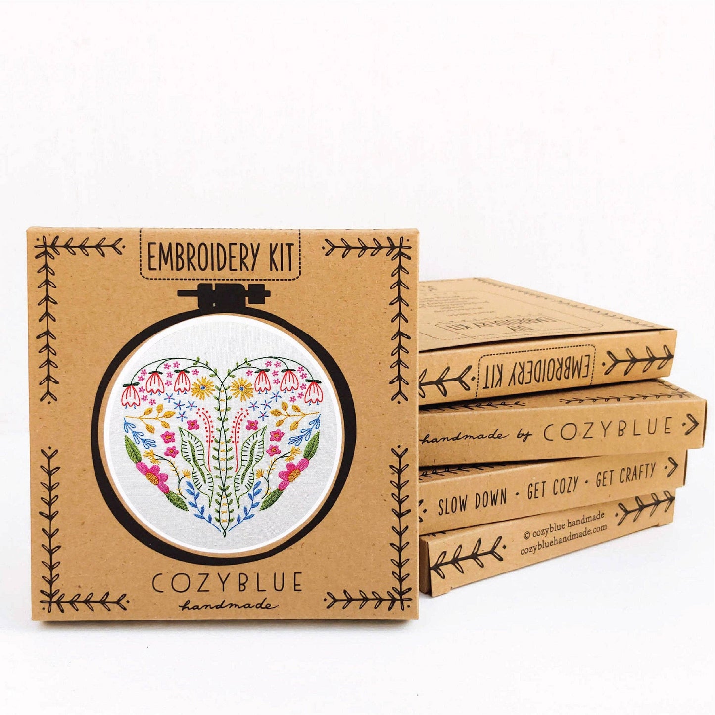 full heart embroidery kit