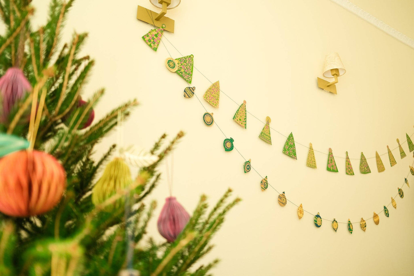 Midcentury Trees Garland
