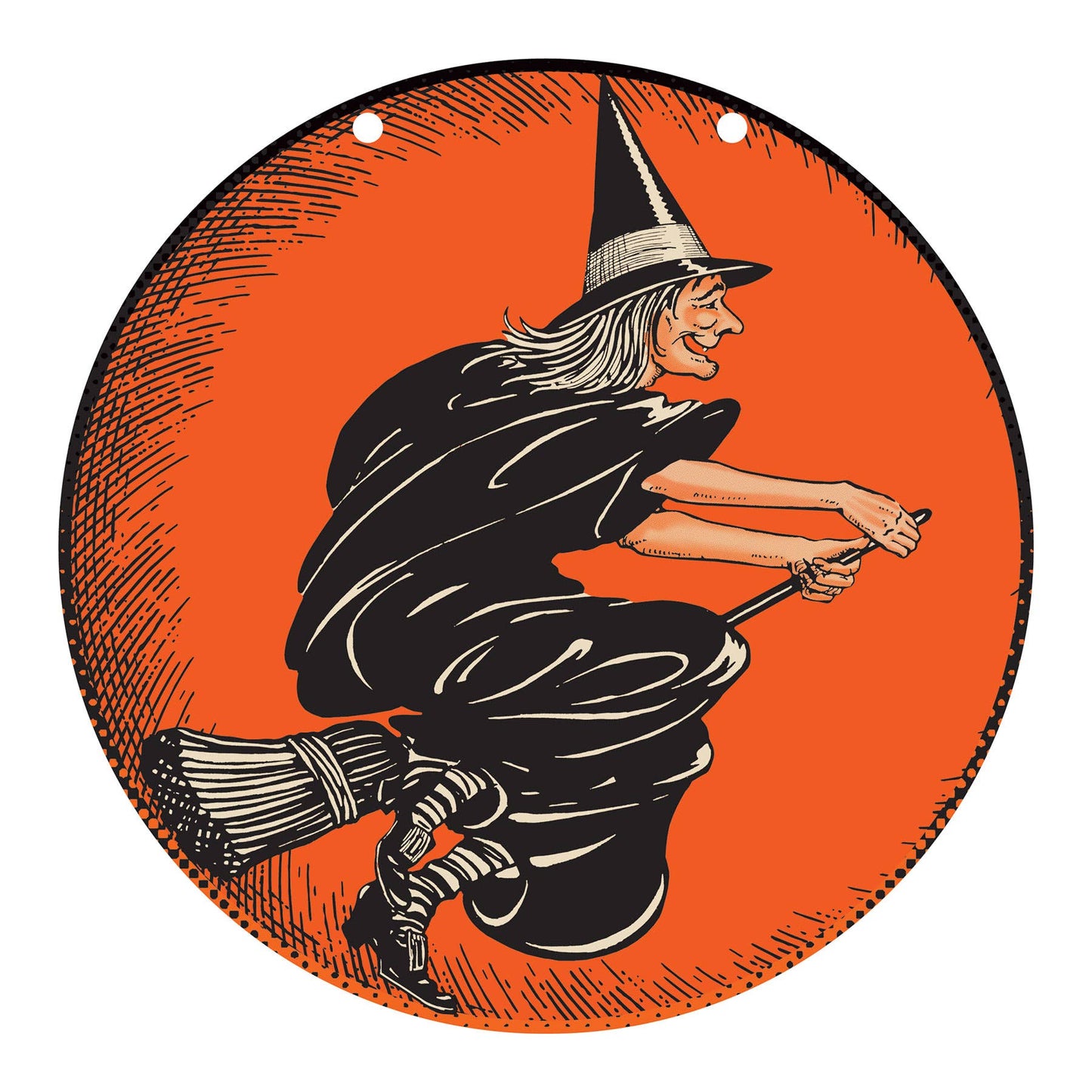 Vintage Halloween 8" x 6' Streamer #01251, 2 sided printing