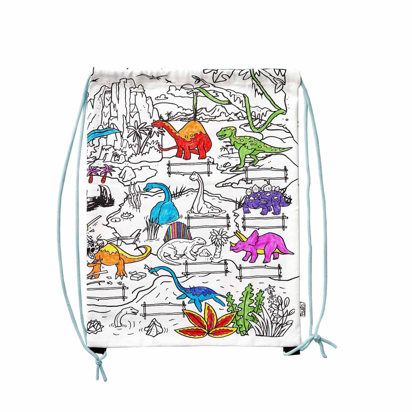 DIY Coloring Kit - Dinosaur Backpack