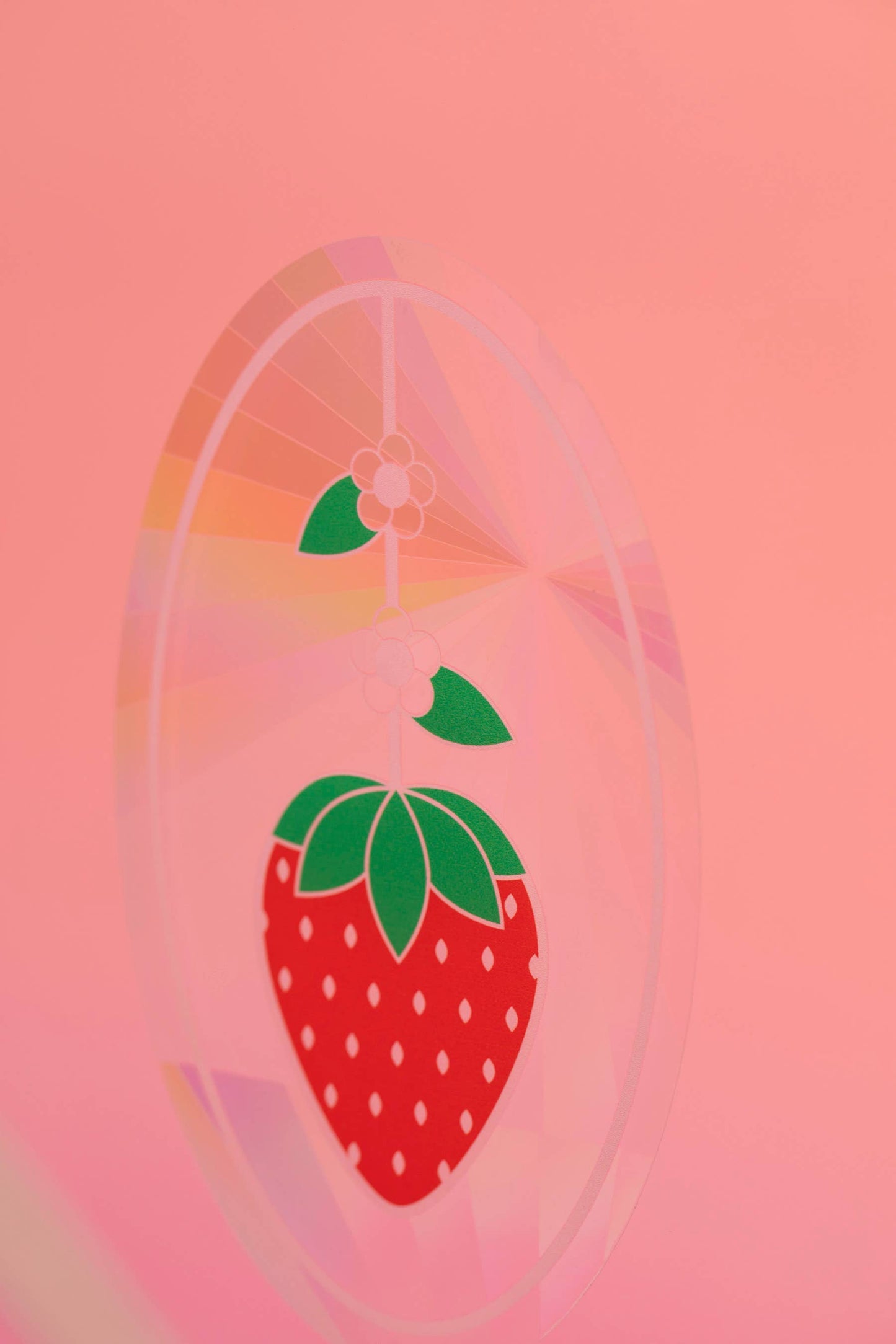 Sun Catcher Decal - STRAWBERRY
