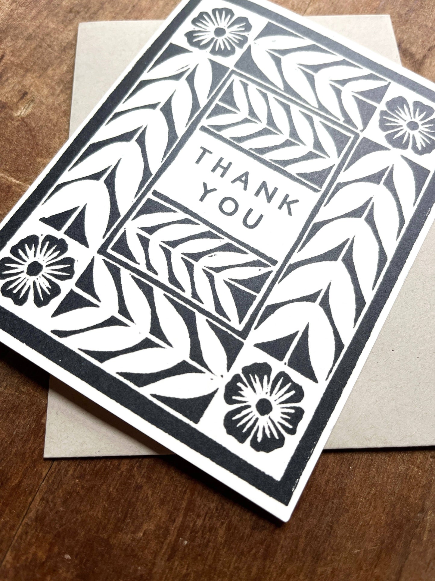 "Thank You," Block Printed Boxed Set