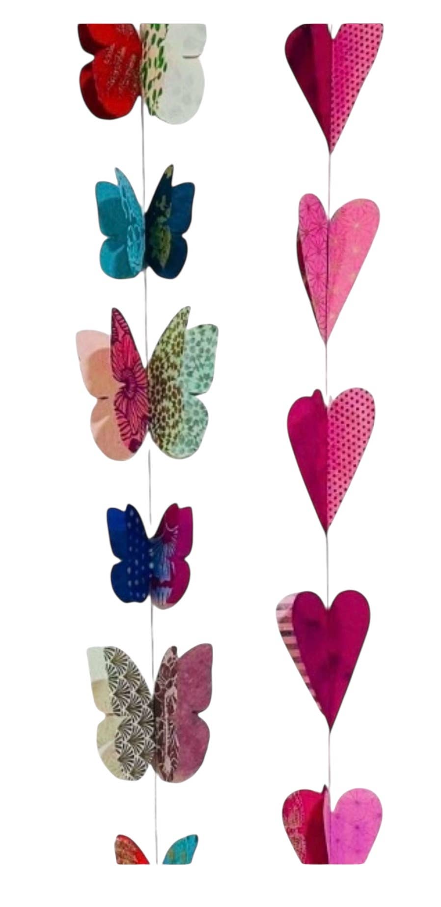 3D Paper garlands: Nature