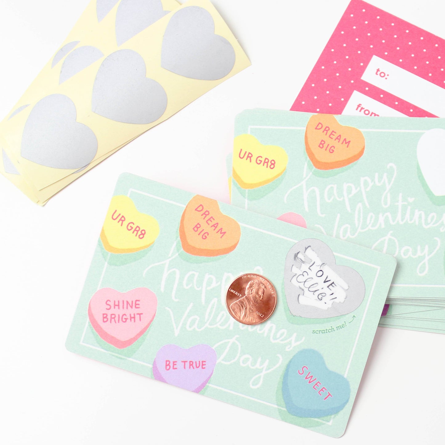 Scratch-off Valentines - Sweetheart