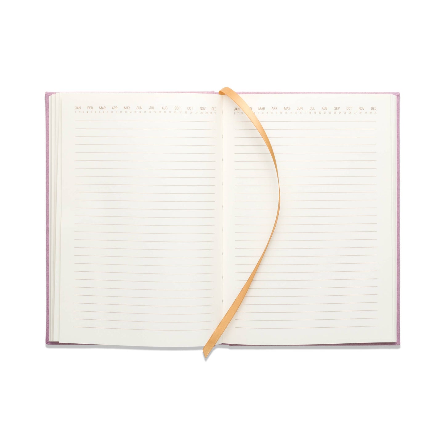 Suede Journals - Dusty Pink Radiant Rainbow