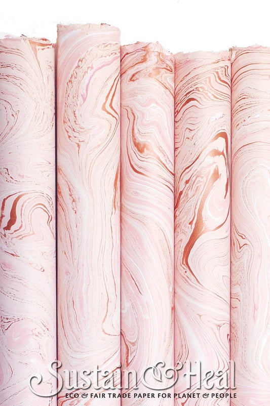 Rose Gold Marble Sheet