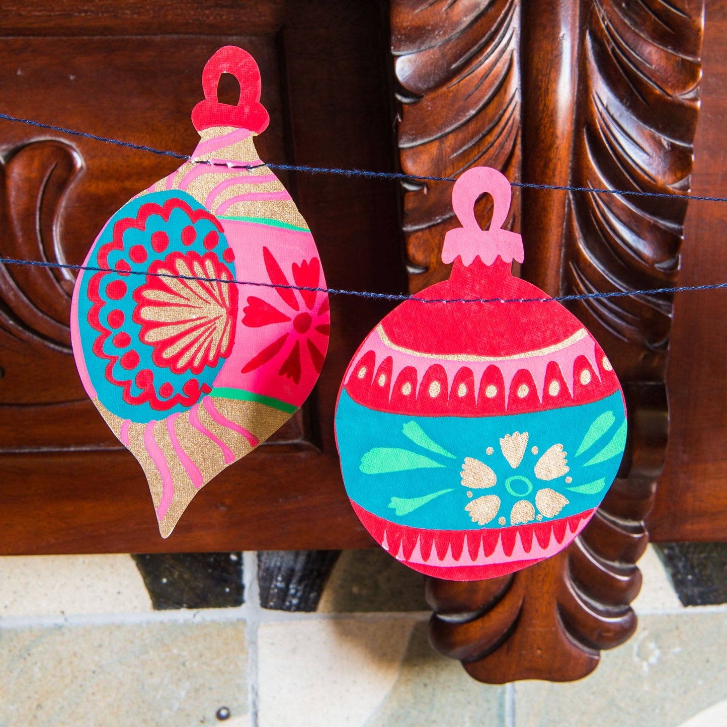 Christmas Ornament Bauble Garland