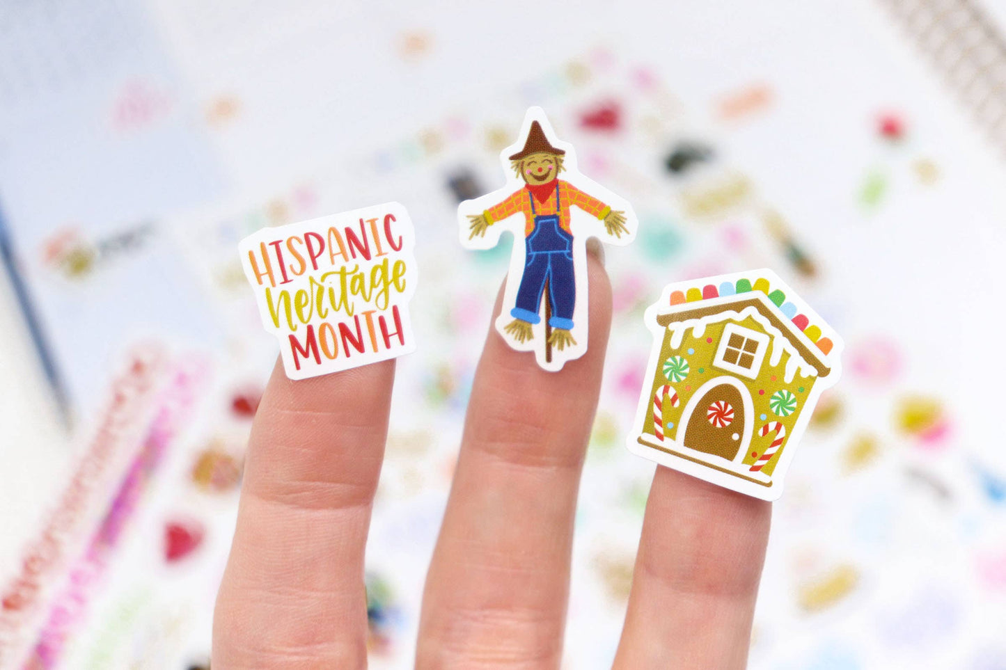Planner Sticker Pack, 14 Page Monthly Celebrations