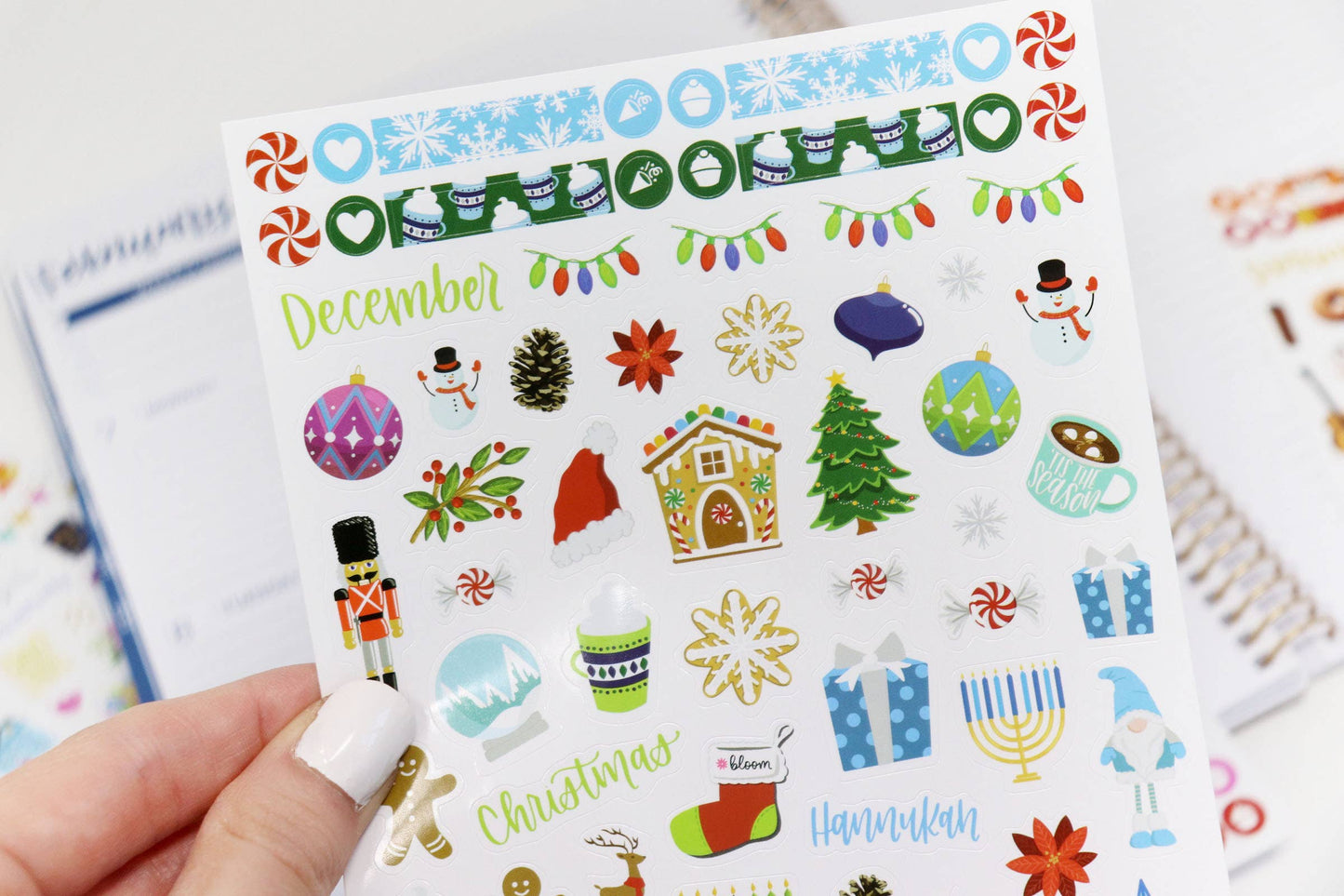 Planner Sticker Pack, 14 Page Monthly Celebrations