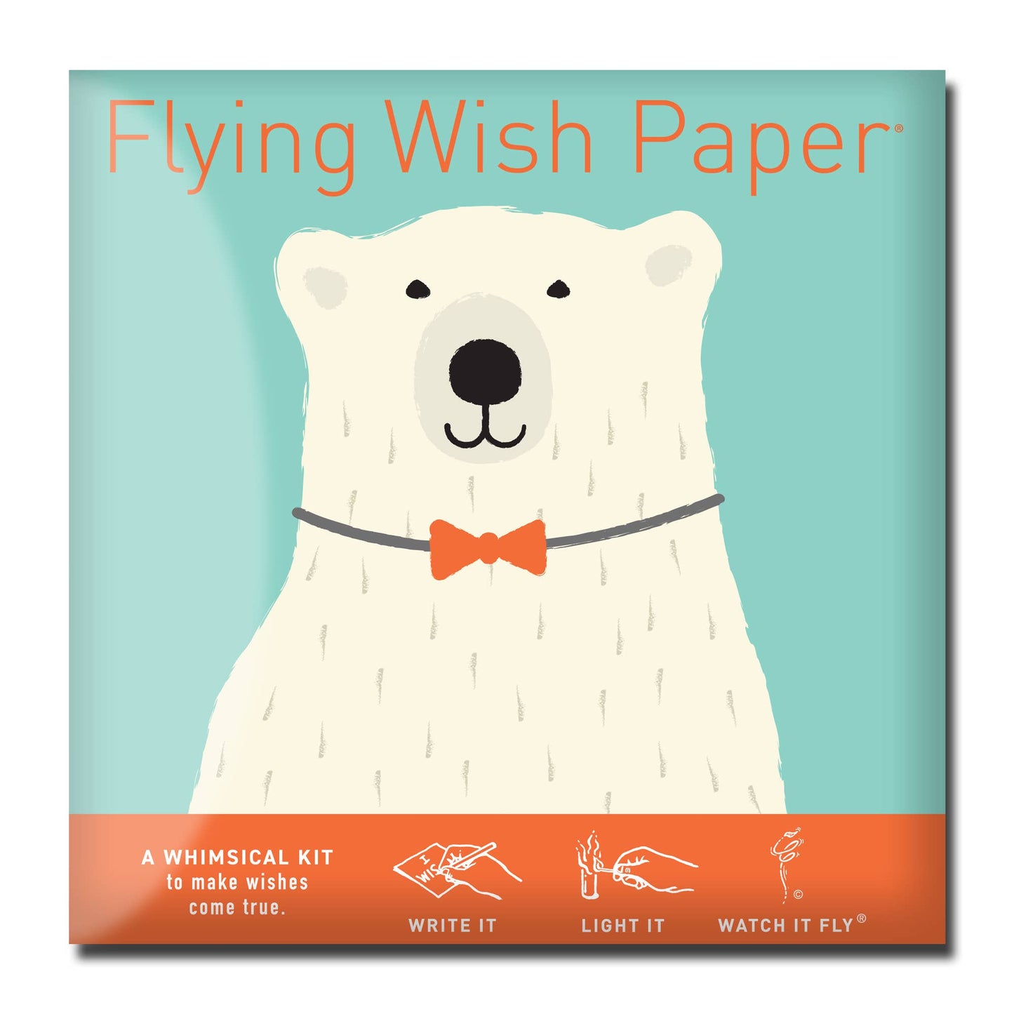 Polar Bear Mini Flying Wish Paper