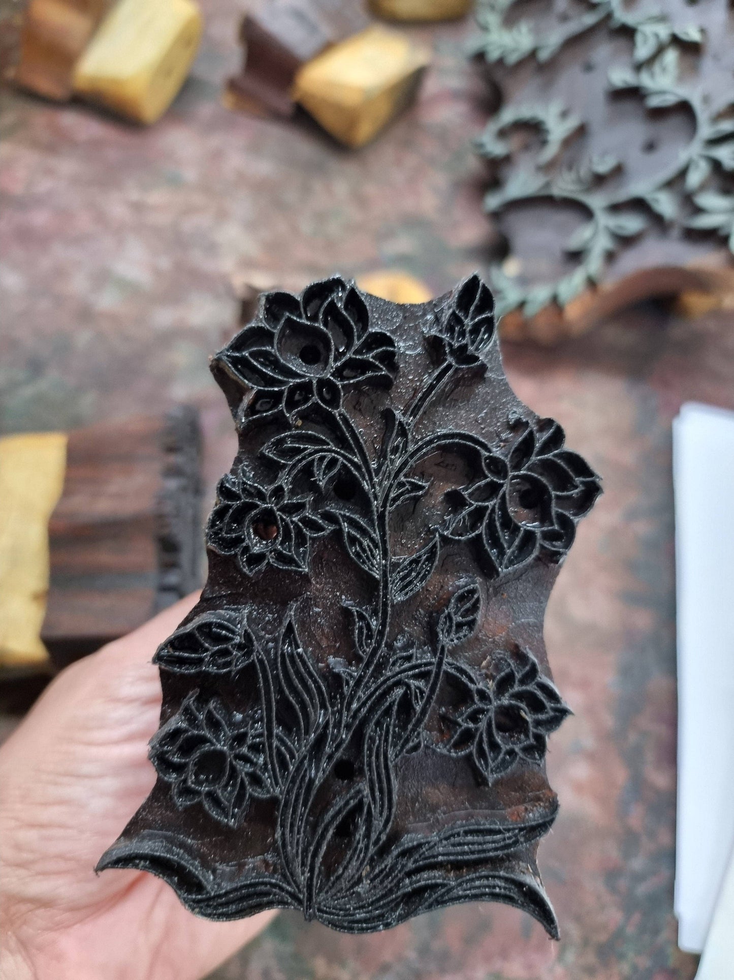 Artisan Notecard Set - Sandook Topaz