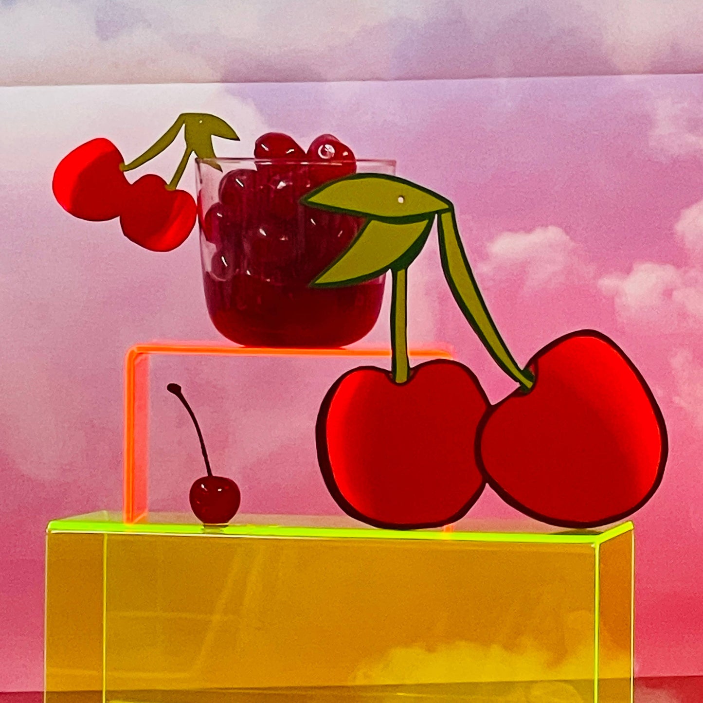 Cherries Wall Charm