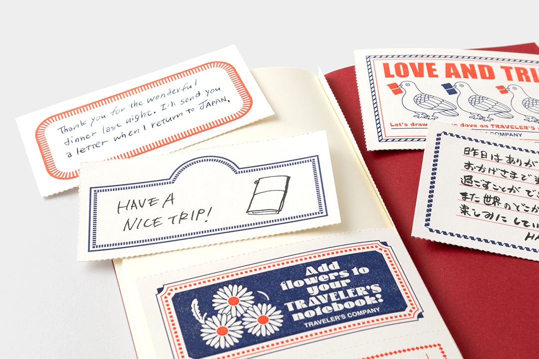 TRAVELER'S Notebook Refill - LOVE AND TRIP