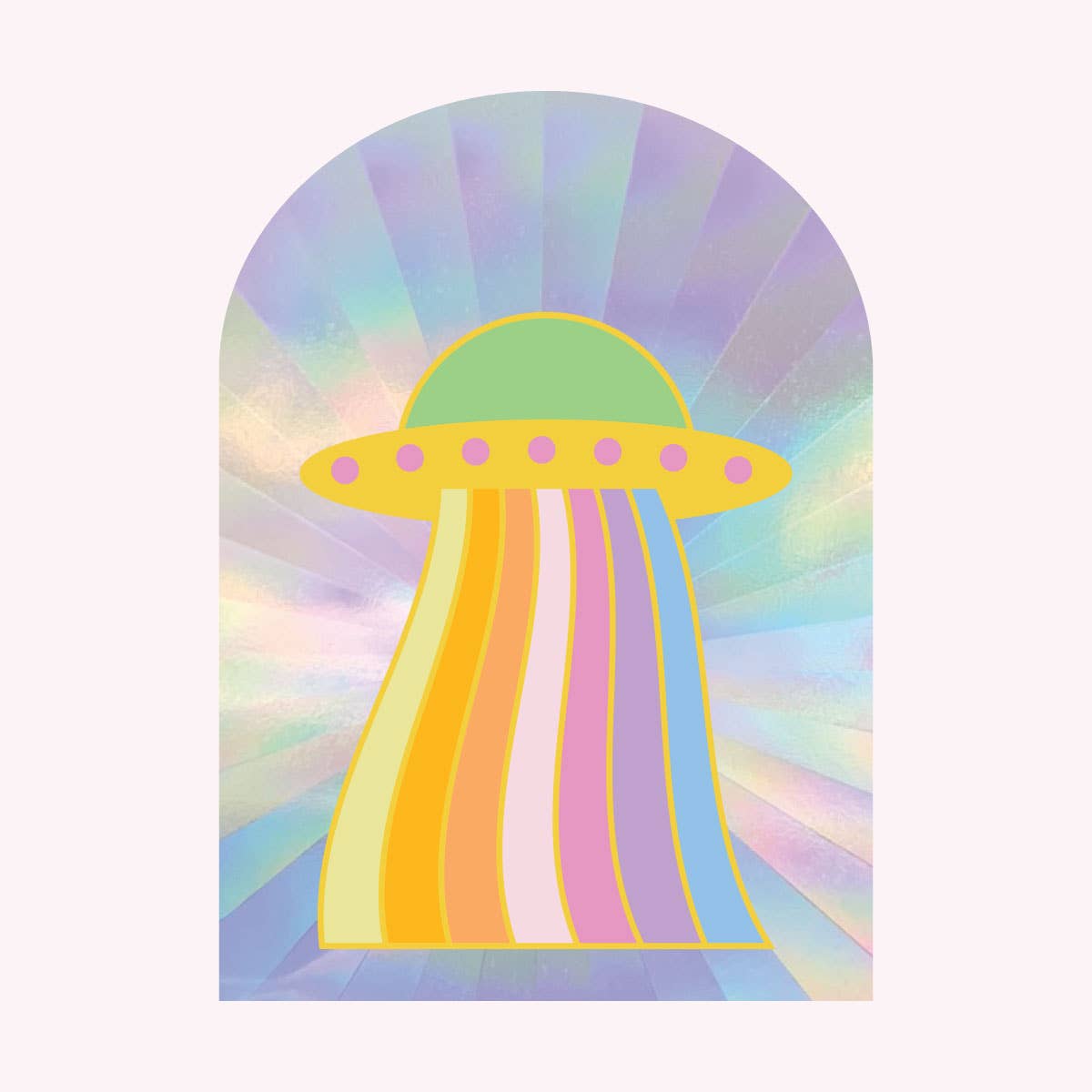 Sun Catcher Decal - UFO: Original