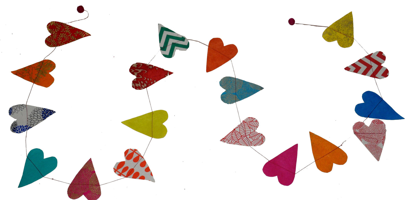 Heart Paper Garland