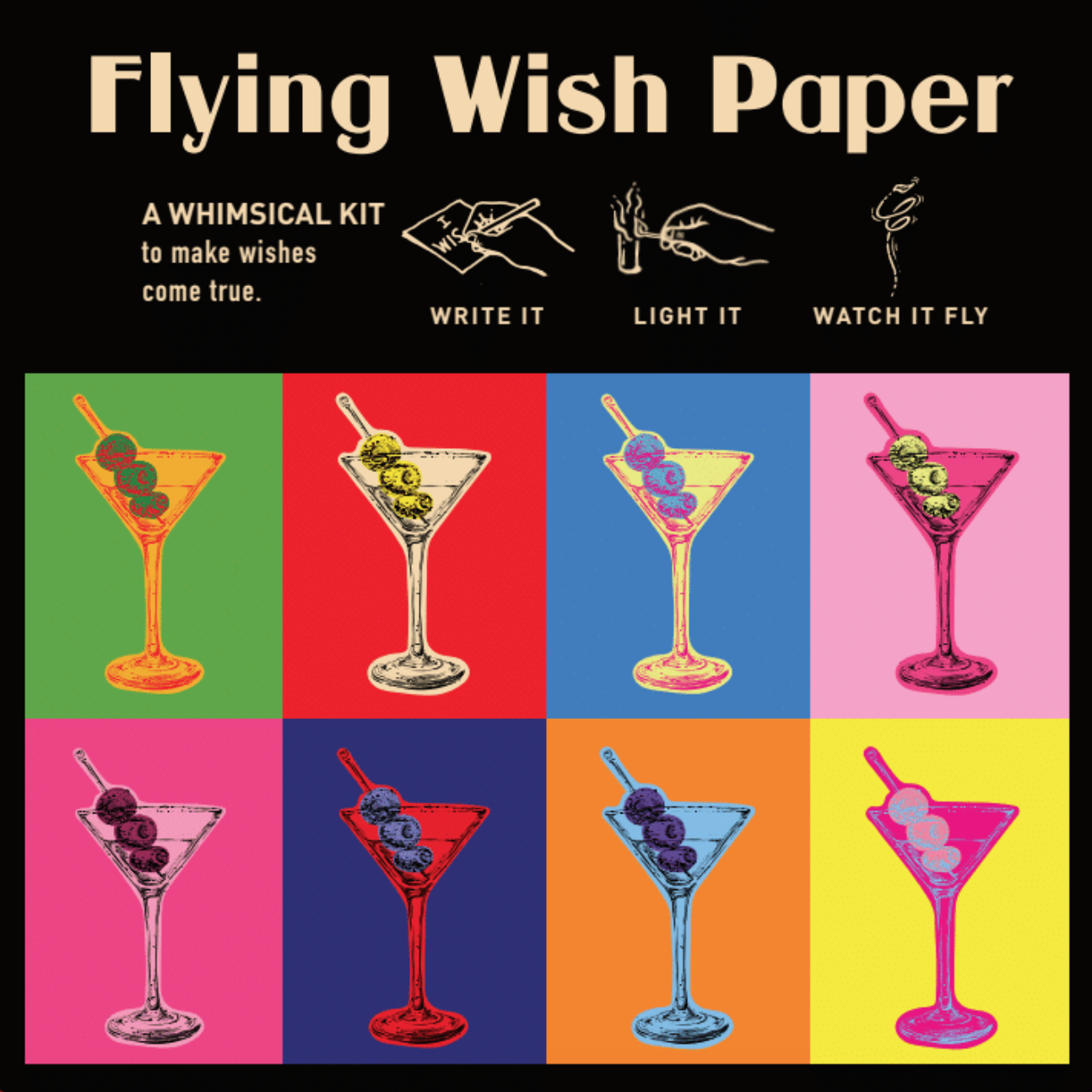 Flying Wish Paper Mini Kit - Poppies – The Paper Canopy